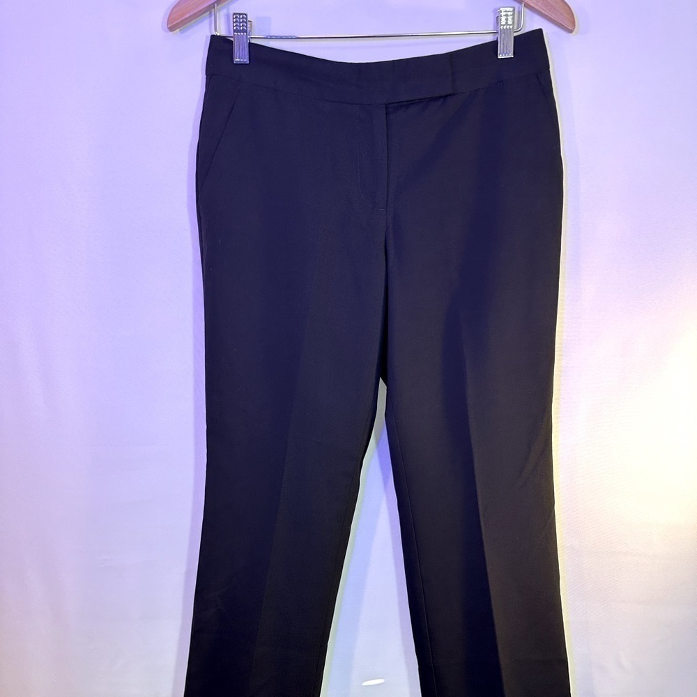 Talbots Signature Black Wool Blend Carer Workwear Business Trousers Pants Size 4